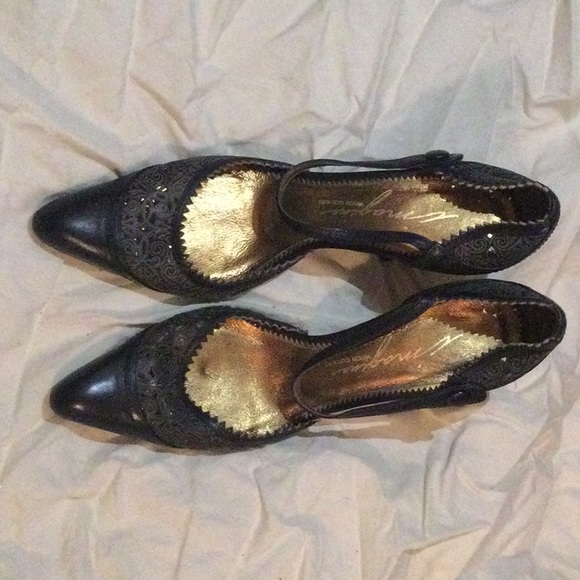 Imagine Vince Carmuto pointed toe ankle strap blk - Picture 3 of 5